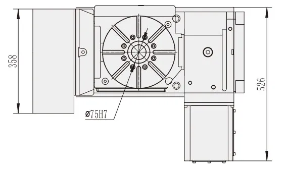 Wt-S250 Hot Selling Cheap Custom 5 Axis Industrial CNC Machining Center Accessories