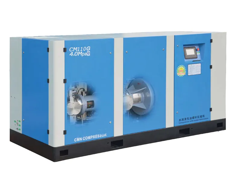 Cmn/G Series High Pressure Two Stage Micro-Oil Screw Air Compressor with Touch Screen Control Operation System