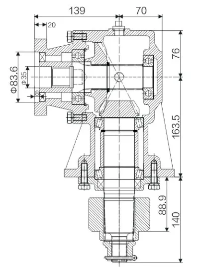 Agricultural Lawn Mower Gearbox