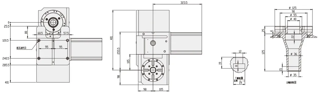Wt-Rt125 China Professional Metal Vertical CNC Machining Center Price 5 Axis Accessories