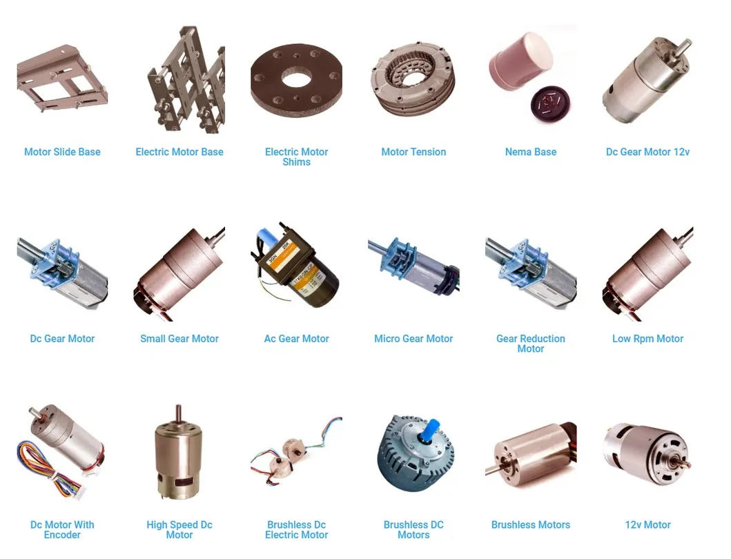 Motor Outboard DC Magnet Motors Motorized Sprayer Diesel Brushless Bicycle Kit Spare Parts for Motorcycles Sliding Gate Air Compressor