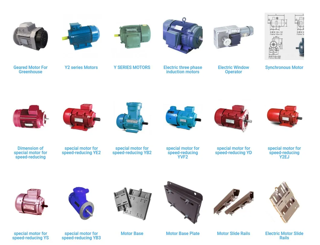 Motor Outboard DC Magnet Motors Motorized Sprayer Diesel Brushless Bicycle Kit Spare Parts for Motorcycles Sliding Gate Air Compressor
