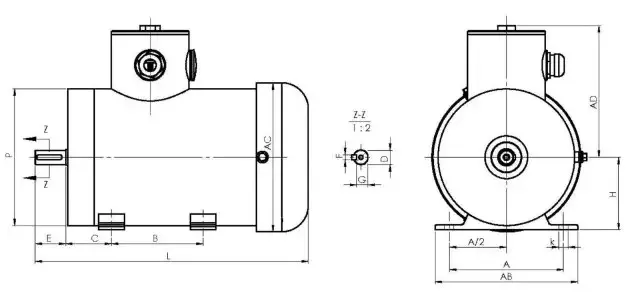 IEC Stainless Steel Motor B3 Foot Mounted Tefc for Food Processing Plant