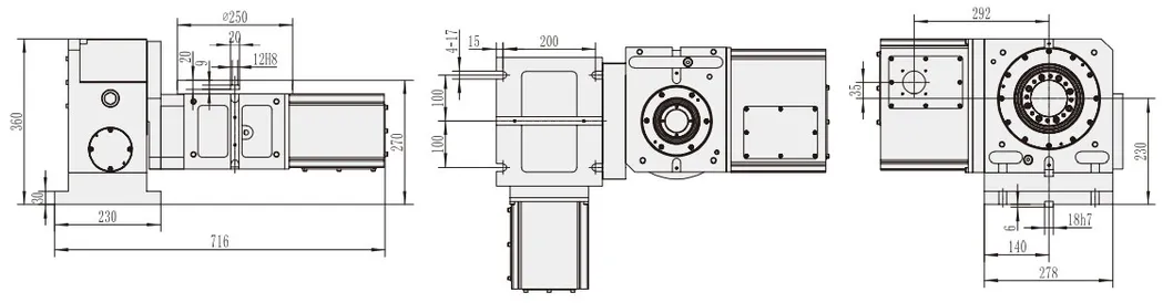 Rt-250 Promotional Various CNC Machining Center Parts Accessories for Numerical Control Machine