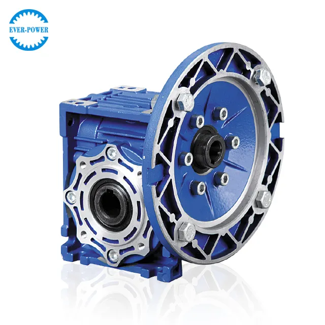 Worm Gear Reducer 040 Gearbox Aluminium Motor Gear Box Drive Small Speed DC Flange Screw Jacks Wheel Wpa Wpx Plastic Double Reducer Machinery Motor