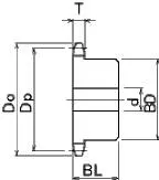 Japanese Kana Nk Standard Nk25b Sprockets B Type