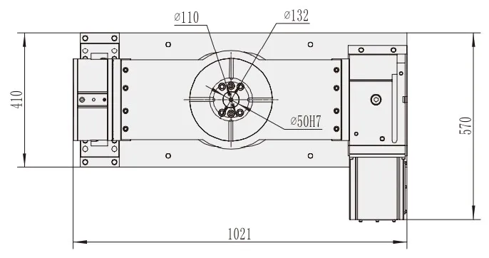 Rts-255 Factory Sale Various Metal CNC Machining Center 5 Axis Accessories