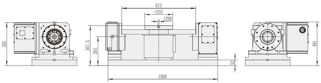 Rts-255 Factory Sale Various Metal CNC Machining Center 5 Axis Accessories