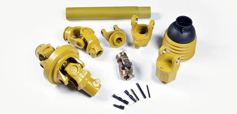 Front Drive Shaft Weld Gear Round Bore Yoke Forged Cast Steel Universal Joint Splined Slip Yoke U-Joint End Yoke for Agricultural Pto Shaft Connect