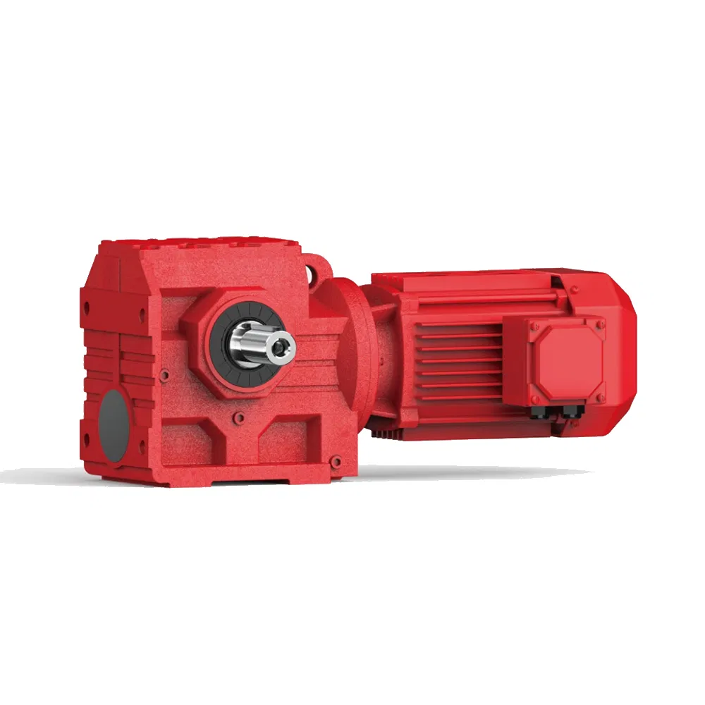 Competitive Price K Series Horizontal Hard Tooth Surface Reducer Gear Reducer Helical Gearbox Industrial Cement Mixer Gear Reducer