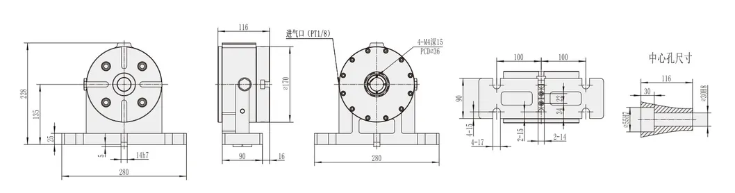Ar-170 Numerical Control Machine CNC Machining Center Accessories