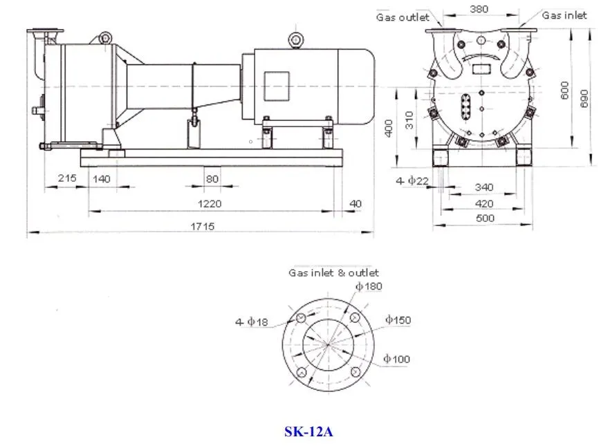 Liquid-Ring Vacuum Pump Air Rotary Oil Water Piston Dry Portable Mini Scroll Reciprocating Diaphragm Centrifugal Positive Displacement DC AC Vacuum Pump