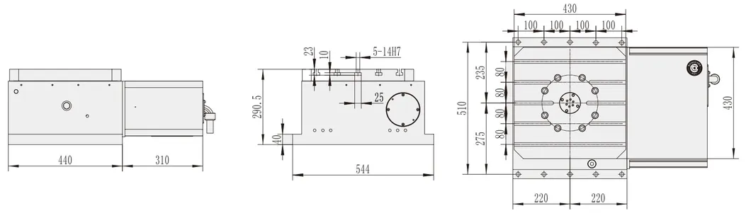 Wt-H430 Special Design Widely Used China Industrial CNC Machining Center Accessories