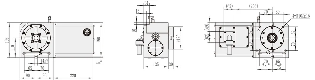 Wt-125 Numerical Control Machine CNC Machining Center Accessories