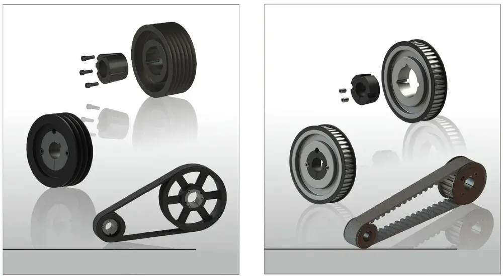 American Standard 5tc Series Cast Iron Sheaves with Split Taper Bushings for All C Section Belts