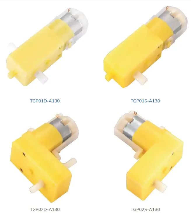 Plastic Gearbox Mini Geared Motor Tgp01s-A130