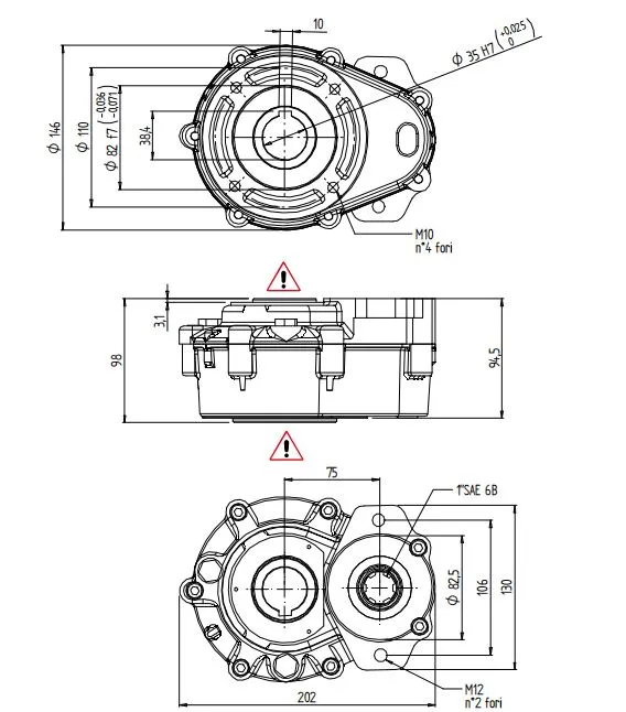 Agricultural 90 Degree Right Angle Multiplier Tractor Spindle Hydraulic Pump Mower Bevel 540 to 1000 Rpm Pto Speed Increaser Increase Gearbox for Generator