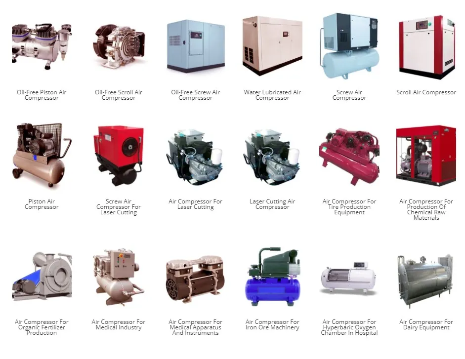 China Manufacturer Conditioner Air Compressors Two Pump Piston High Pressure with Dryer Replacement of Hengda