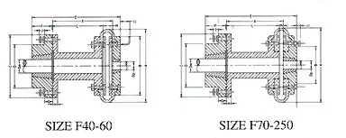 Customized H Type Shaft Joint Rubber Spider Coupling Lovejoy Jaw Couplings Spider Coupling HRC Flexible Couplings