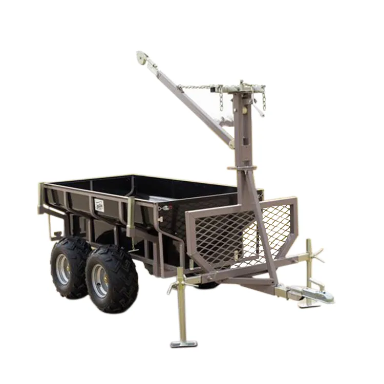 High Precision Box Trailer with Large Storage Cage for China Manufacturer Industrial