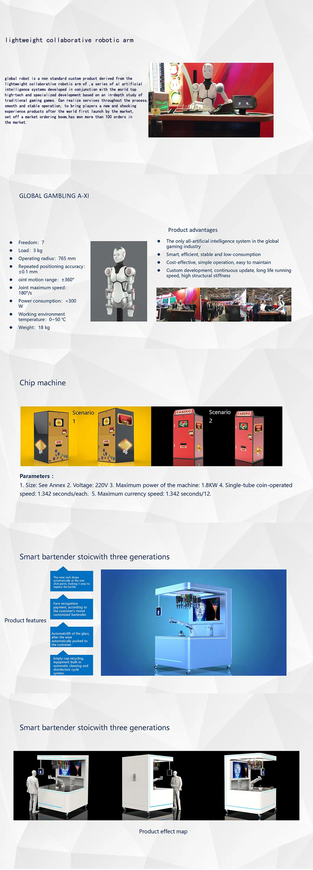 China 6 Axis Industrial Manipulator Robotic Arm Machine Kit Custom-Made Vending Loading Machine Gripper Transfer Arm