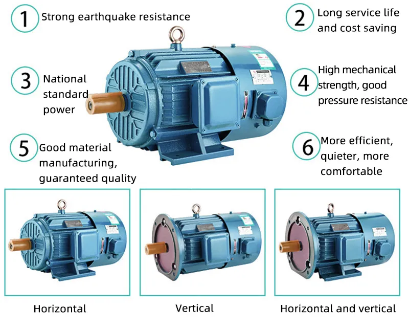 Y2ej Series IP54 Electromagnetic Brake 3 Phase Asynchronous