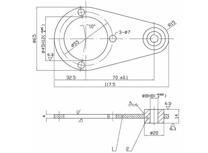 Torque Arm for Nmrv Series Gearboxes