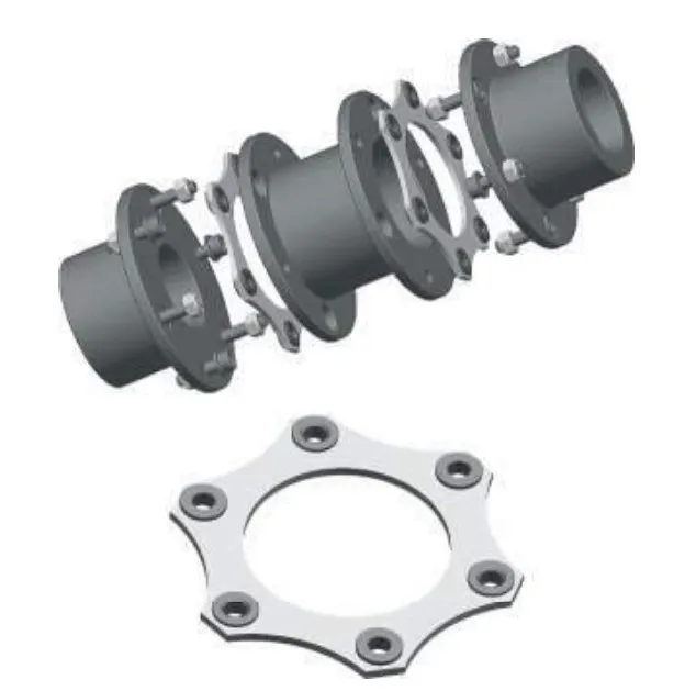 Diaphragm Steel Customized Transmission Shaft Couplings Flexible Spacer Disc Coupling for High Torque Drives