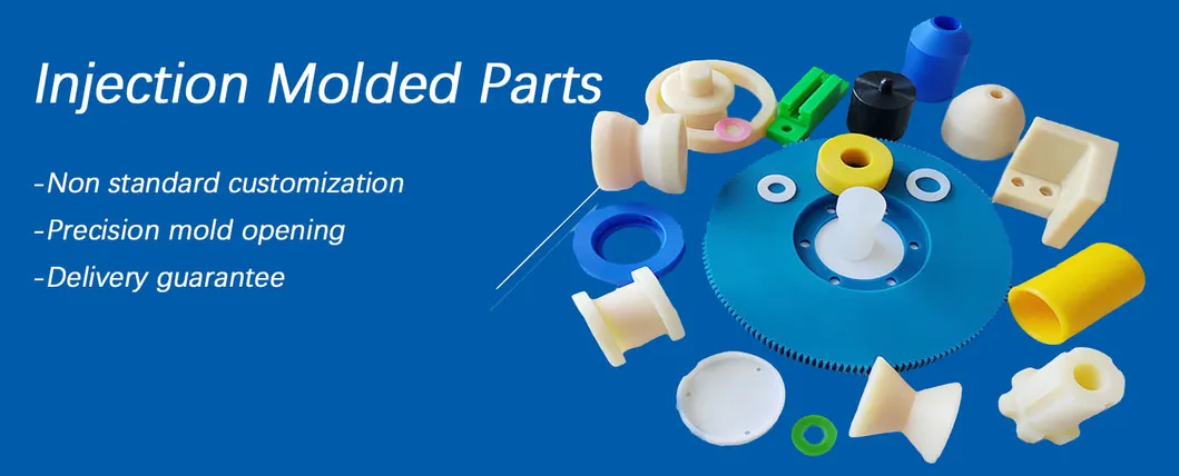 Customized ABS/PP/Nylon/PC/POM/PU/TPU/PC+ABS/PE/PA6 Auto/Industrial Spare Parts Molding Nylon Injection Plastic Spur Pinion Gears for Toys