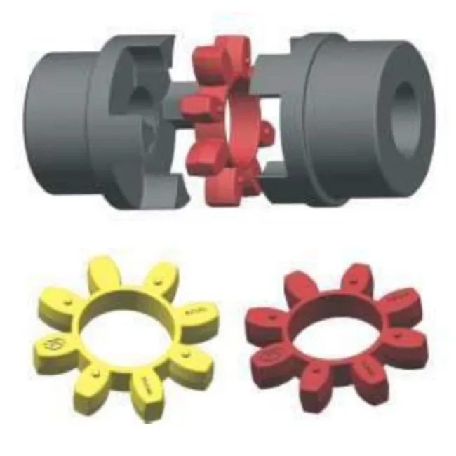 PU Plum Blossom Jaw Coupling